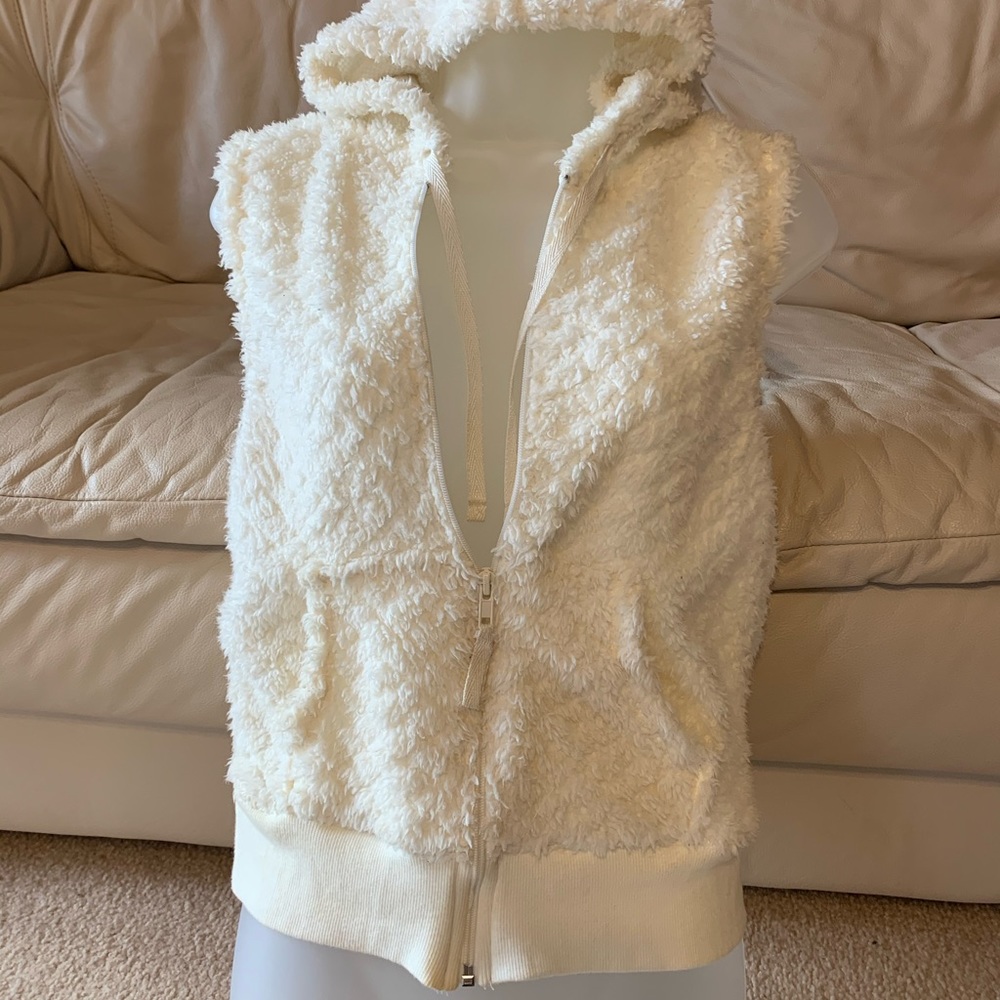 Warm cream vest